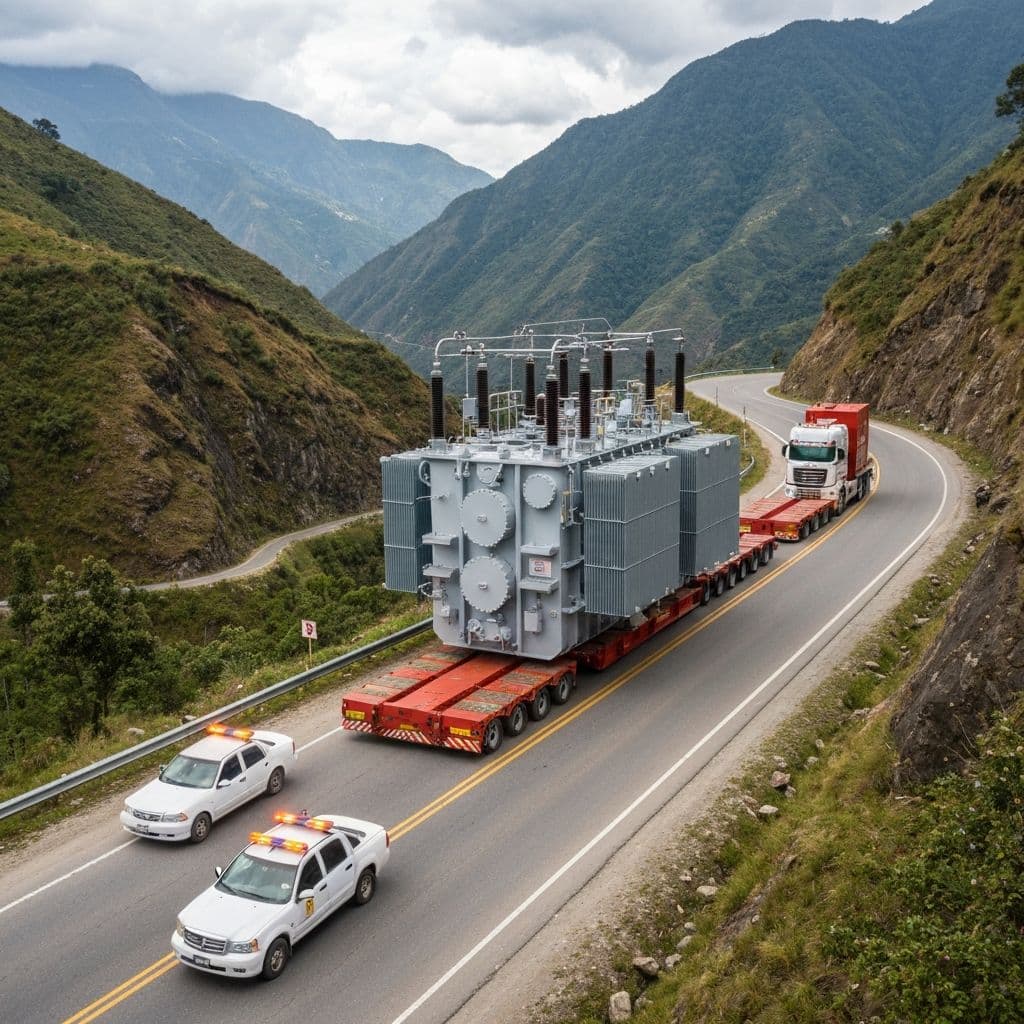 Transporte de Transformador 120 Ton